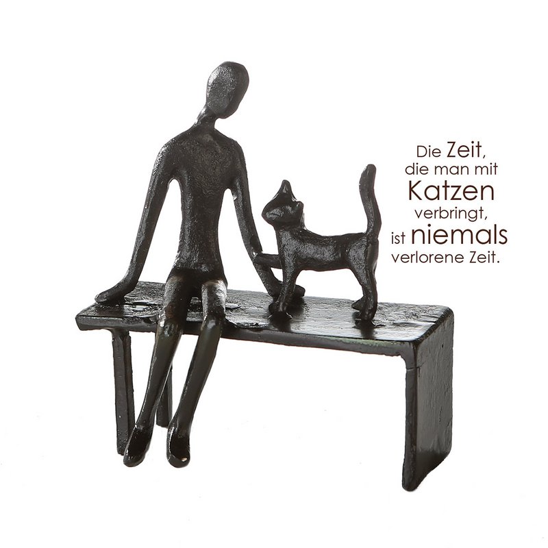 Design Sculp."Dedication" poleret H.12cm