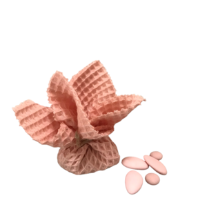 Honeycomb cloth 20x20cm rose cloud