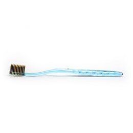 Nano-b Gold & Charcoal Toothbrush Blue