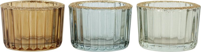 TEA LIGHT HOLDER LEGACY 3 PIECE SET (HOFF3212)