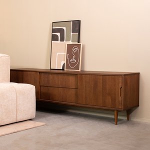 Mueble TV Hazer Jule - Nogal - Roble - 200 cm 200 x 60 x 40 cm