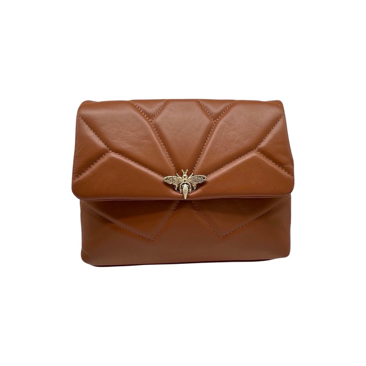 BORSA SOPHIE IN PELLE DI VITELLO TRAPUNTATA