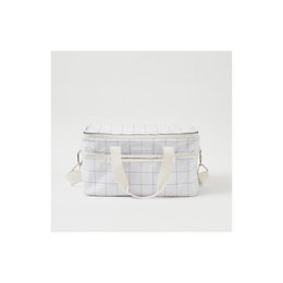 Sunnylife Check Canvas Cooler Bag - Kokosnød