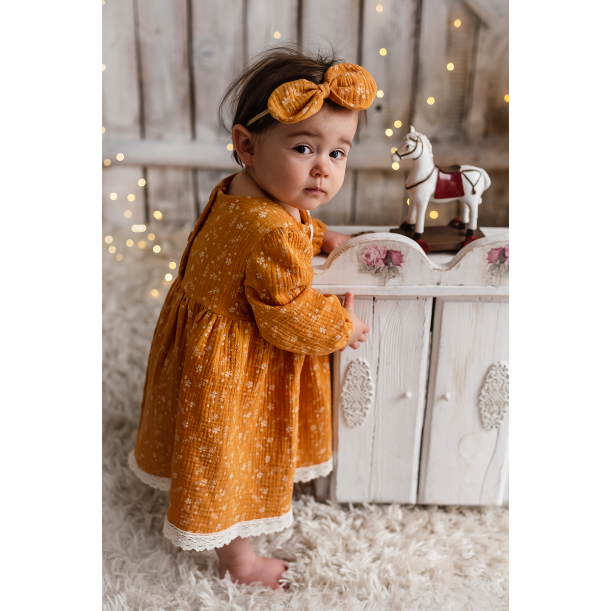 Robe mousseline Steff pour bébé fille