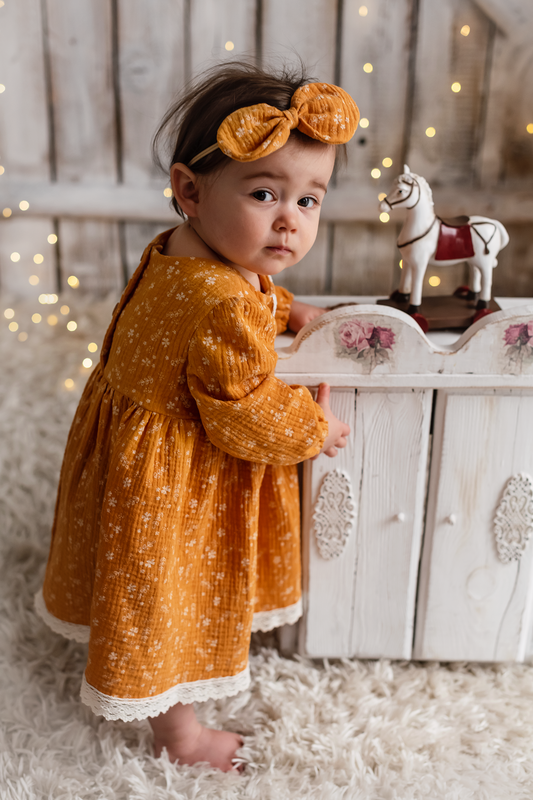 Robe mousseline Steff pour bébé fille