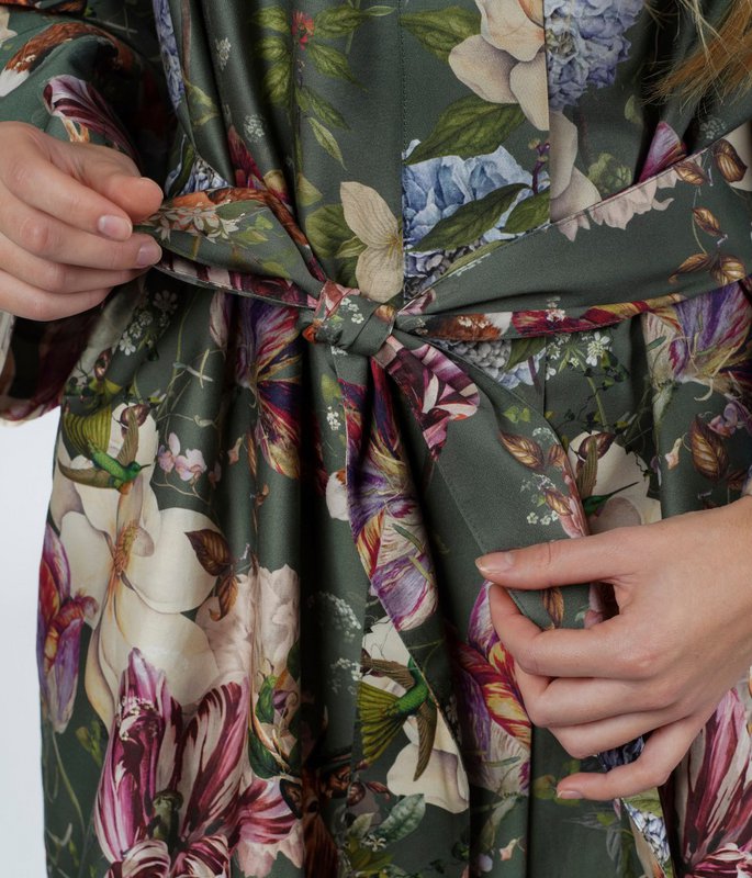 Albornoz Kimono Magic Garden Moss