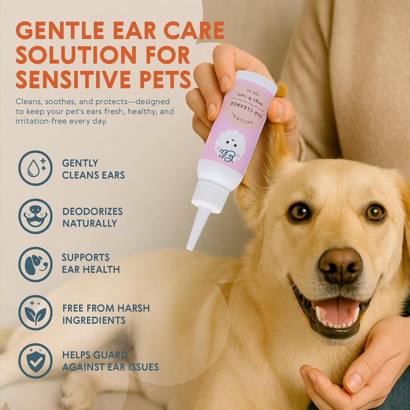 Natural ear cleaner for dogs and cats 100 ml