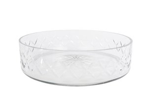 Dish Ria clear glass 20x20x5cm