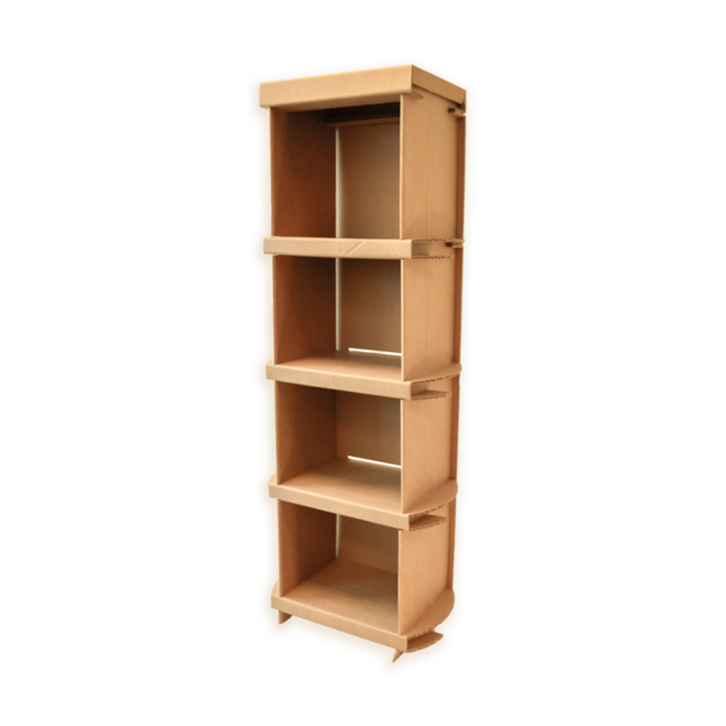Kartonnen boekenkast 150cm