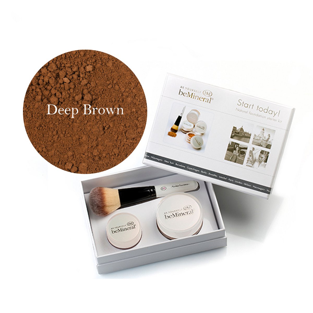 beMineral Start Today! - Kit - Deep Brown (Body Glow Warm).