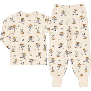 Pyjama zweiteilig Pippi Langstrumpf zartbeige