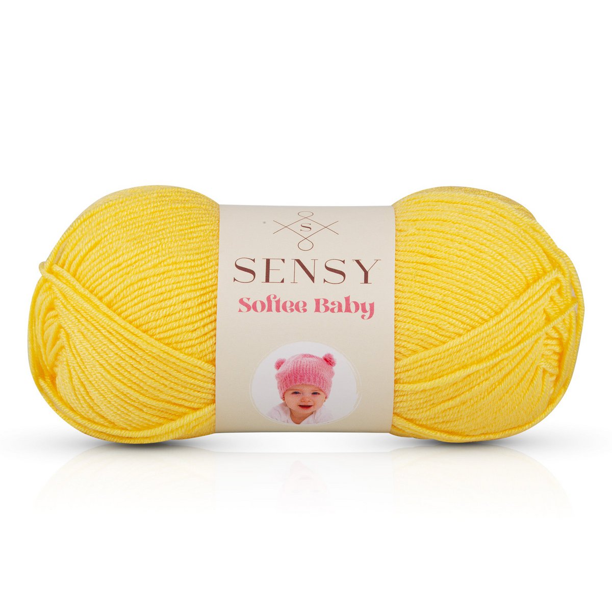 Sensy Softee Baby Yarn, 3.5 oz, 275 Yards, Gauge 3 Light