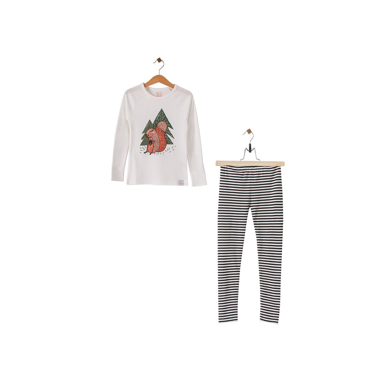 Unisex children's pajamas Top Forest