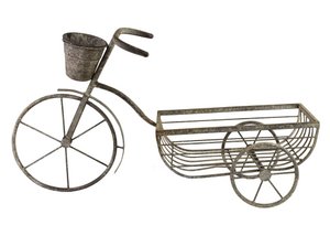 MILAGA Dekorativer Fahrrad-Blumenständer 89x29x50 cm