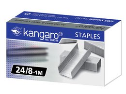 Zszywki Kangaro 24/8 pudełko 1000 sztuk 24/8