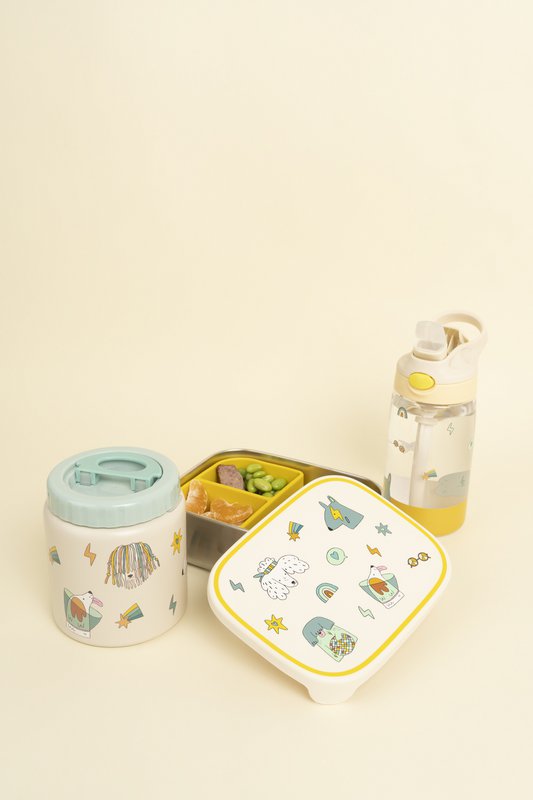 RVS Lunchbox Regenboog