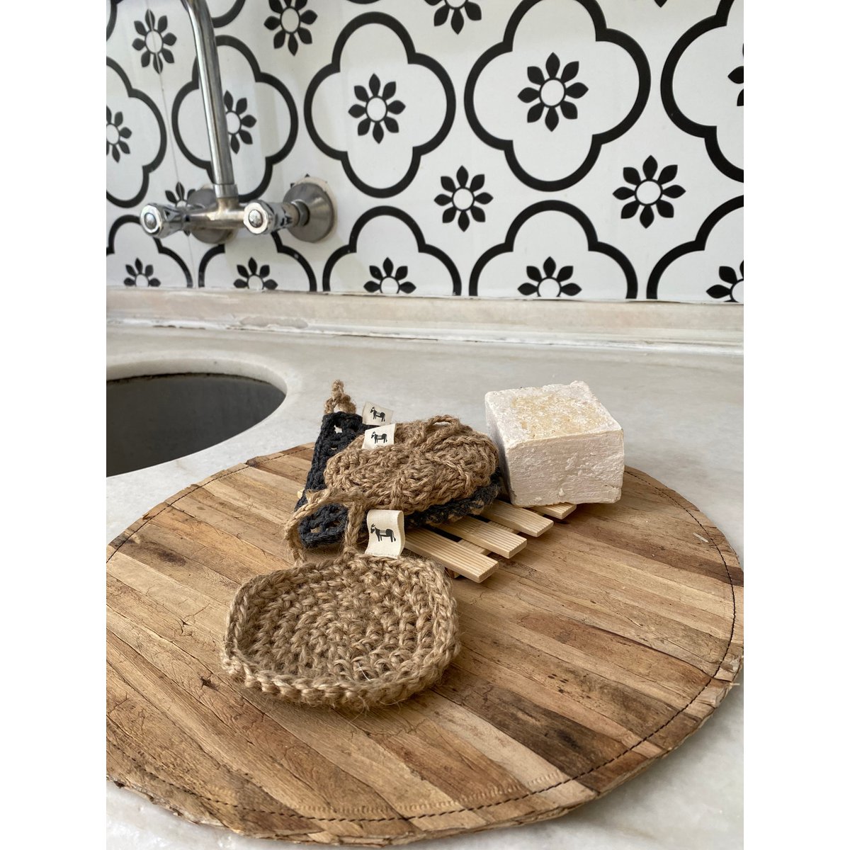 Zero Waste Jute-Schrubber 'Round Earth'