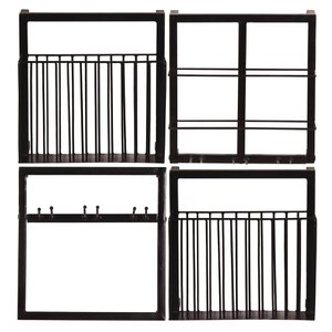 Wandregal-Set, 4-teilig