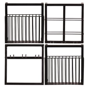 Wandregal-Set, 4-teilig