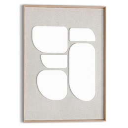 Malarstwo 3D Relief Art White in Balance 70x50