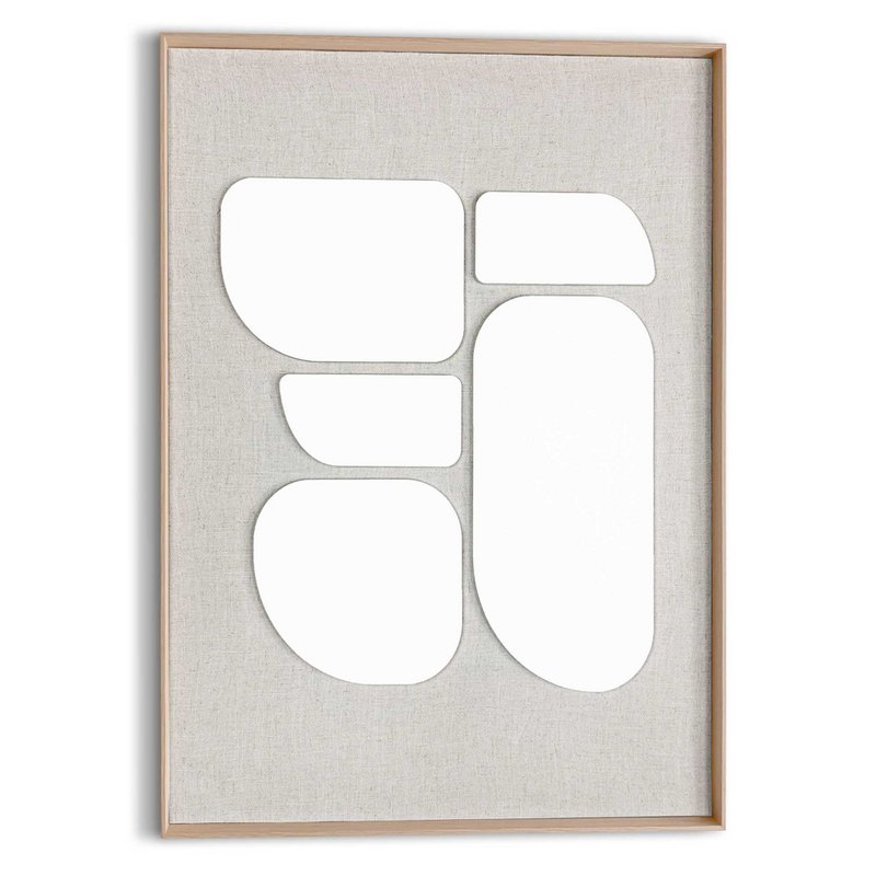 Malarstwo 3D Relief Art White in Balance 70x50