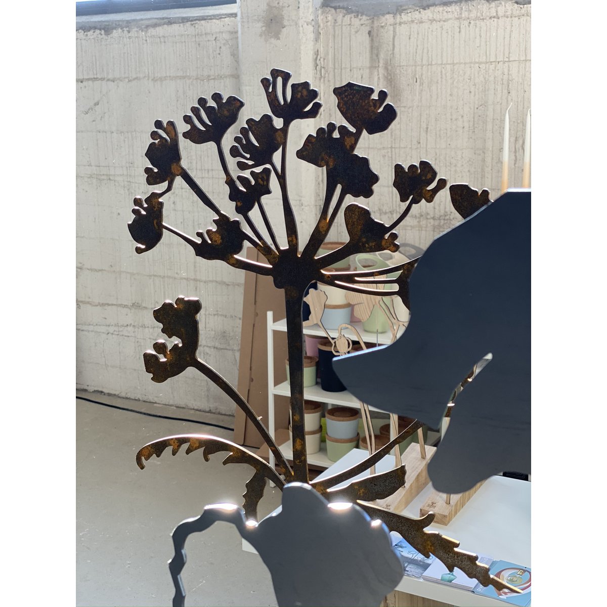 Poppy's & Hogweed - Corten object