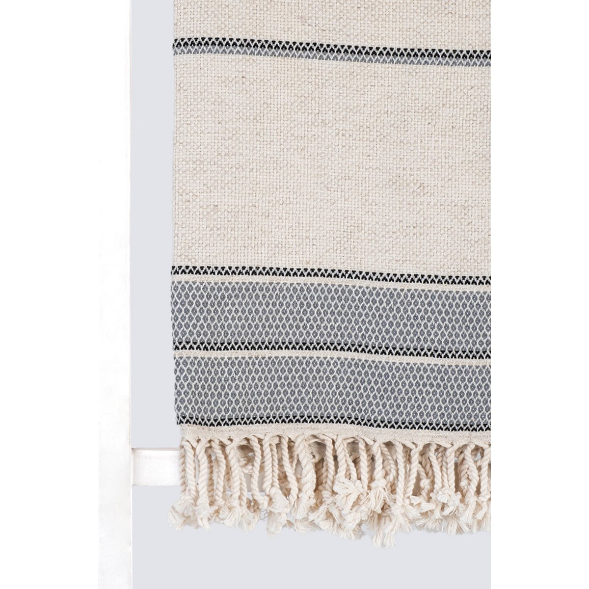 Silver 100cm x 180cm 50% Linen - 50% Cotton