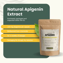 Apigenin ekstrakt kapsler 100 mg - 60 kapsler