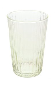 Clear striped glass