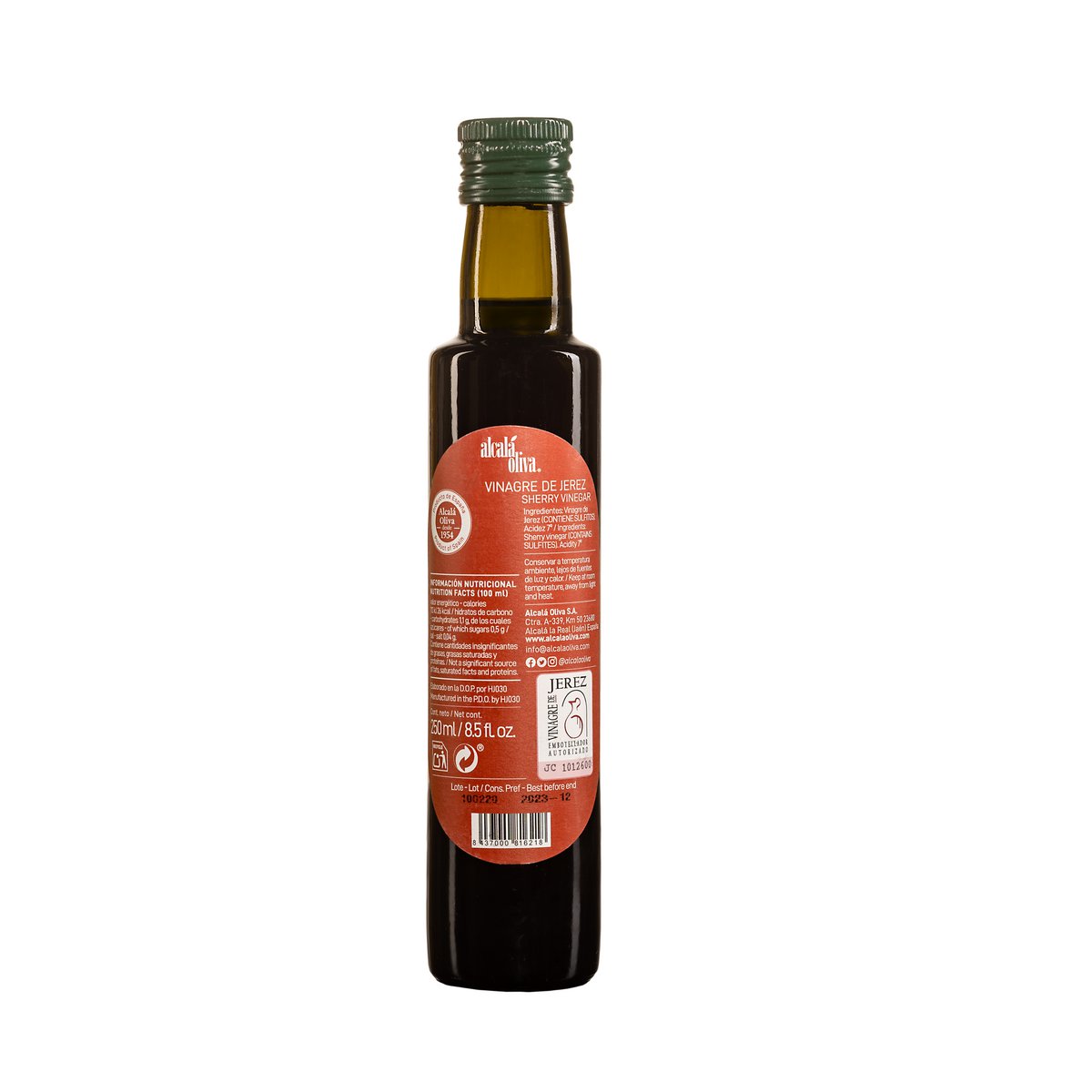 Vinagre de Jerez DOP 250ml