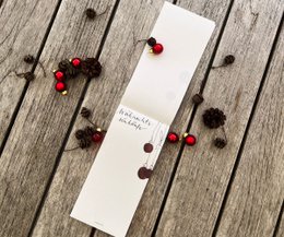 Shopping List Note Block | Juleshoppingliste | DIN -format (lang) | 99 x 210 mm | Uindiniteret, hvid