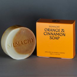 Jabón natural y sin residuos de Naranja y Canela