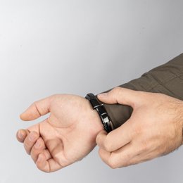 Bracciale in pelle "Perla"