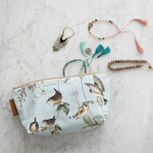 BIO-KOSMETIKTASCHE - VÖGEL DES GARTENS