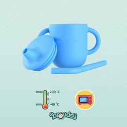 Taza de entrenamiento para bebé con pajita – Space