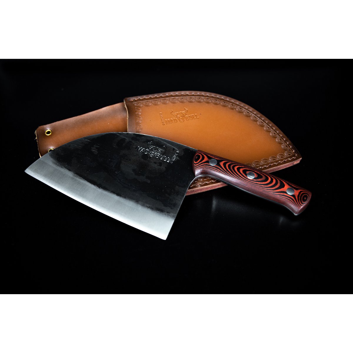 Samura Mad Bull Serbian Chef's Knife 180 mm, Black & Red Handle