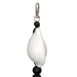 De Togian sleutelhanger - zwart wit