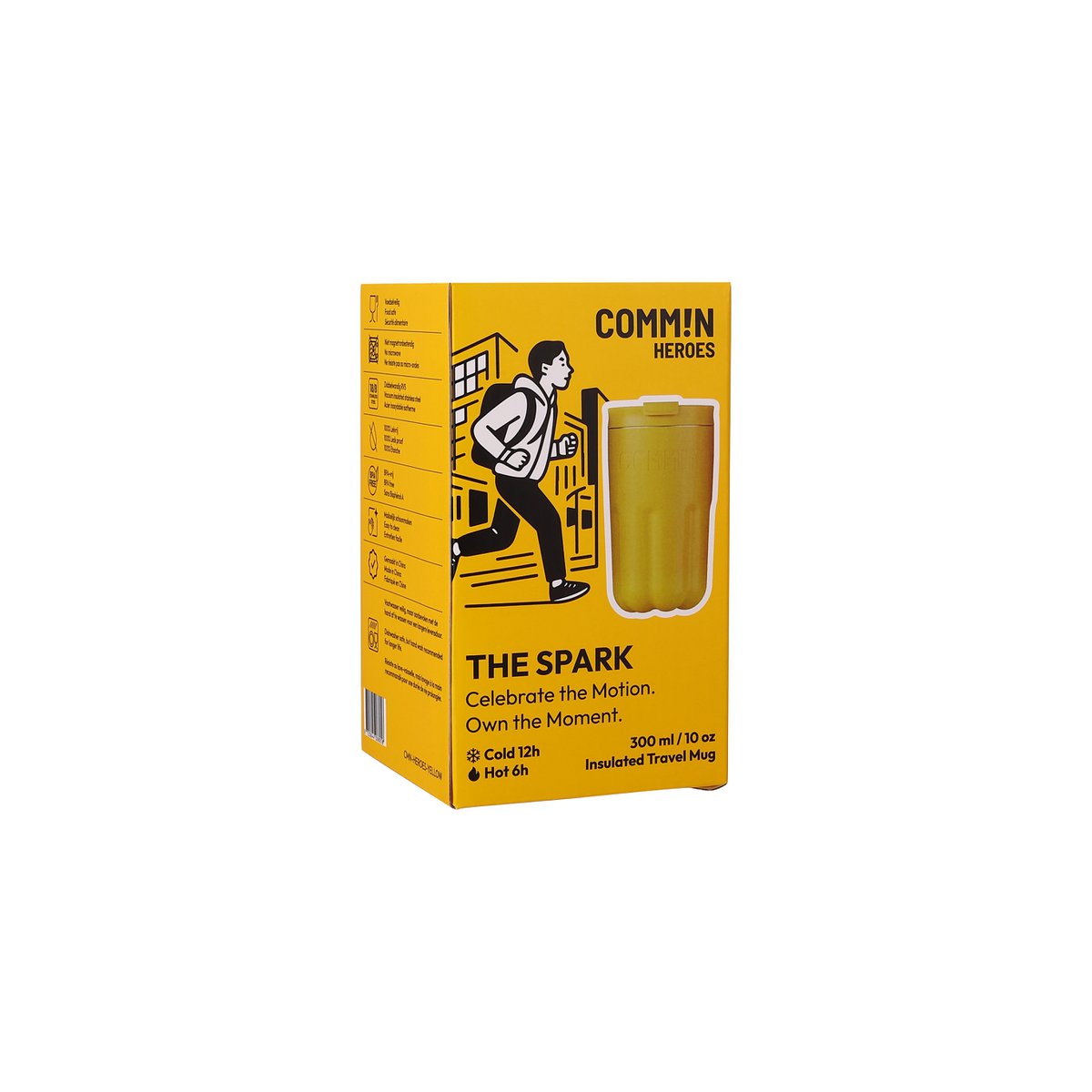 THE SPARK | Insulated Travel Mug | Pulse Yellow