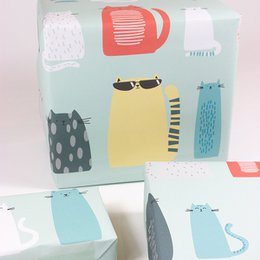 Papel de regalo para gatos