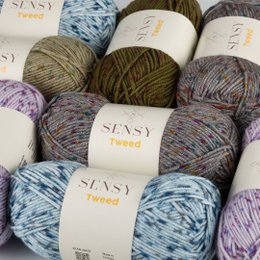 Sensy Tweed Garn, 3,5 oz, 214 Yards, Gauge 4 Medium