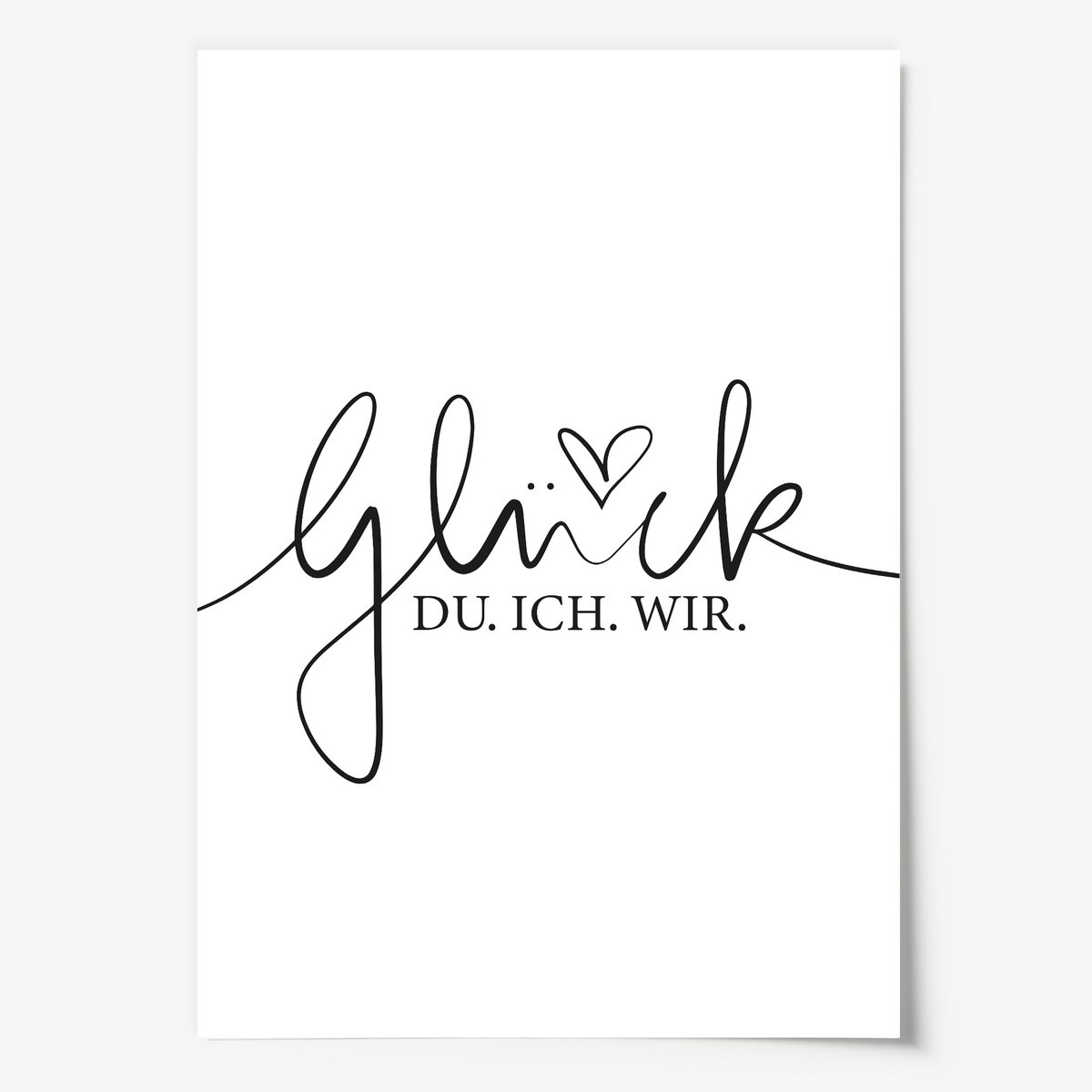 Poster: Glück - du, ich, wir