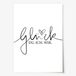 Poster: Glück - du, ich, wir