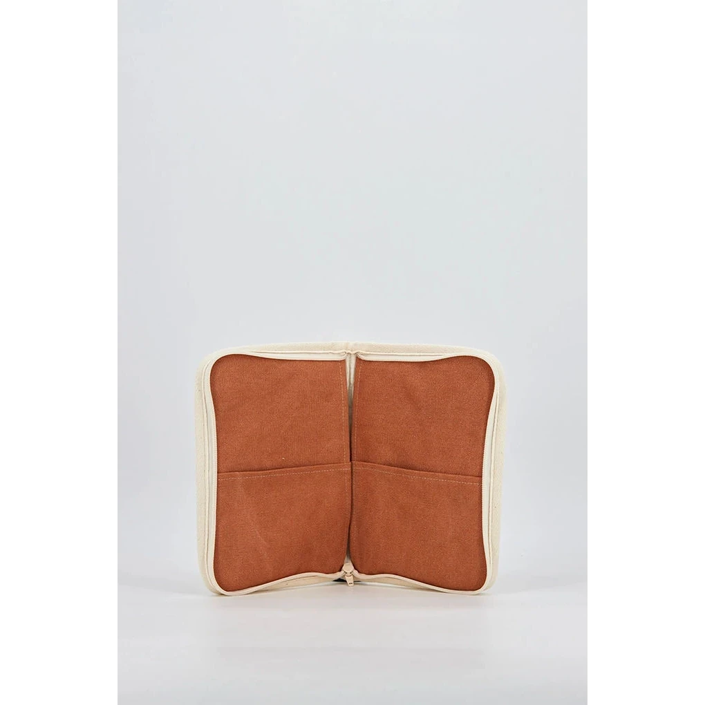 Porte Documents en Tissu pour Bébé, Terre Cuite