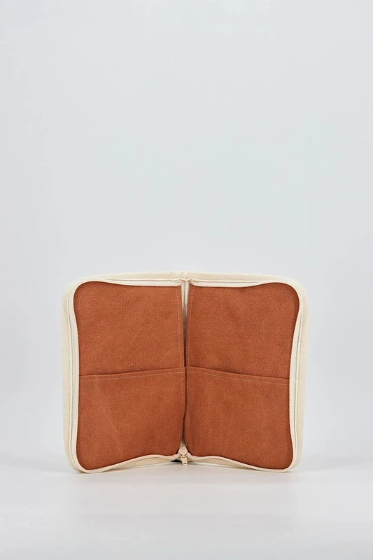 Porte Documents en Tissu pour Bébé, Terre Cuite