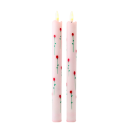 Vela LED Rosy - Juego de 2