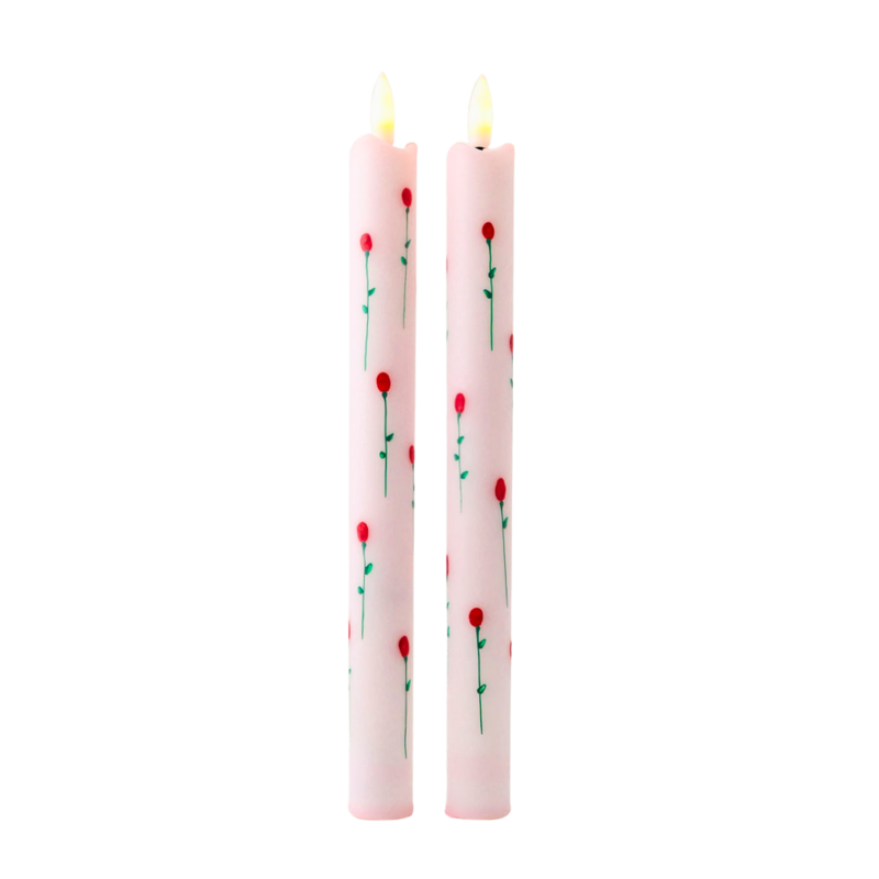 Vela LED Rosy - Juego de 2