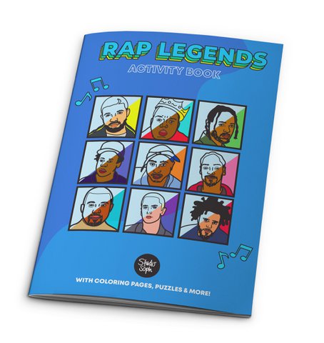 Rap Legends Coloring Activity Book