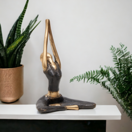 Bronze-Skulptur Yoga "Adeline" | by Hamidou | verschiedene Farben und Größen