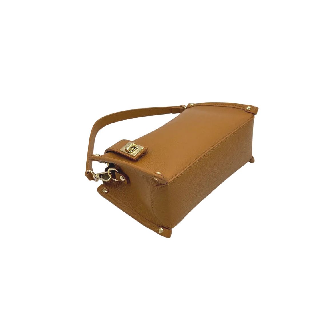 Boxy crossbodytas van echt leer, gemaakt in Italië, art. 112759