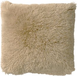Dutch Decor FLUFFY - Decorative cushion 60x60 cm - Super soft - XL cushion - Pumice Stone - Beige